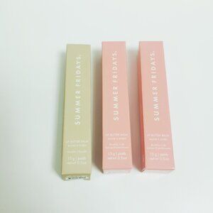 Birthday Cake 2pcs +Vanilla 1pcs/Summer Fridays Lip Butter Balm Lip Mask New box